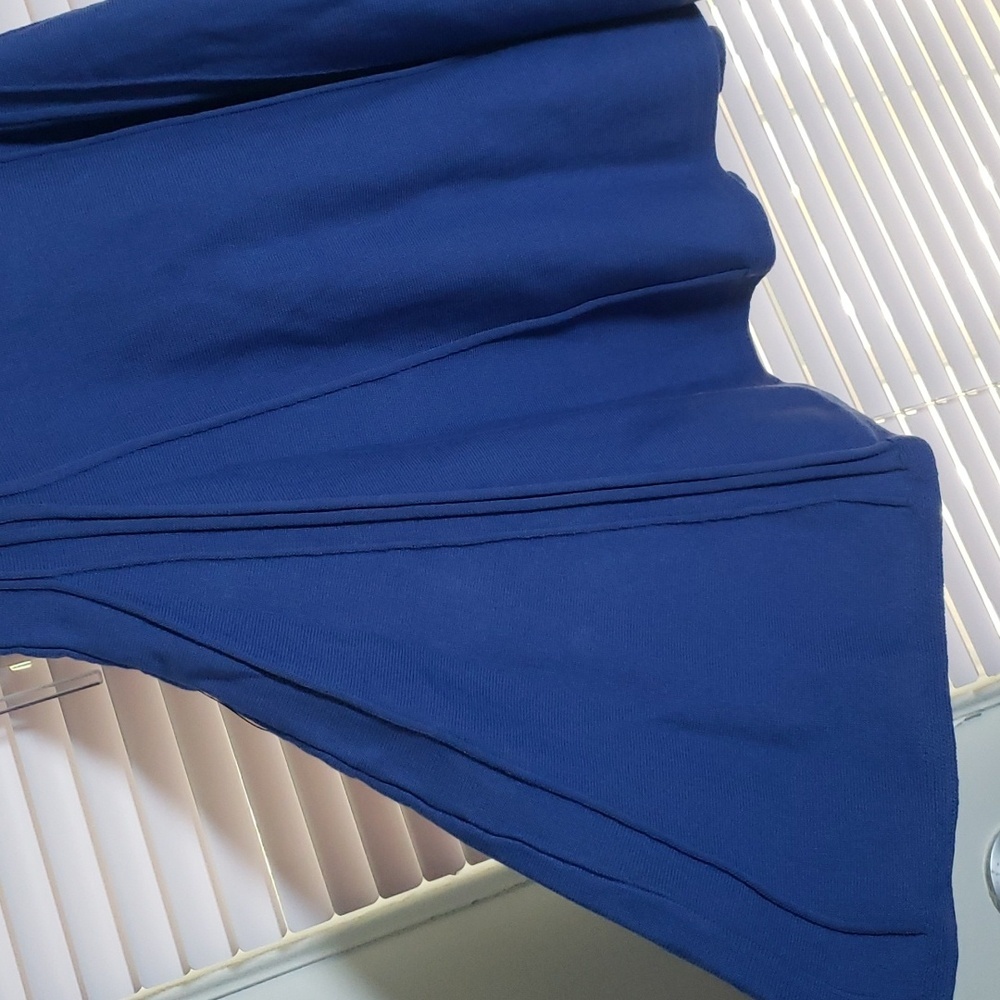 Lulu's Flattering Disposition Blue Button-Front Ribbed Mini Dress- Large-L-NWT - Picture 10 of 13